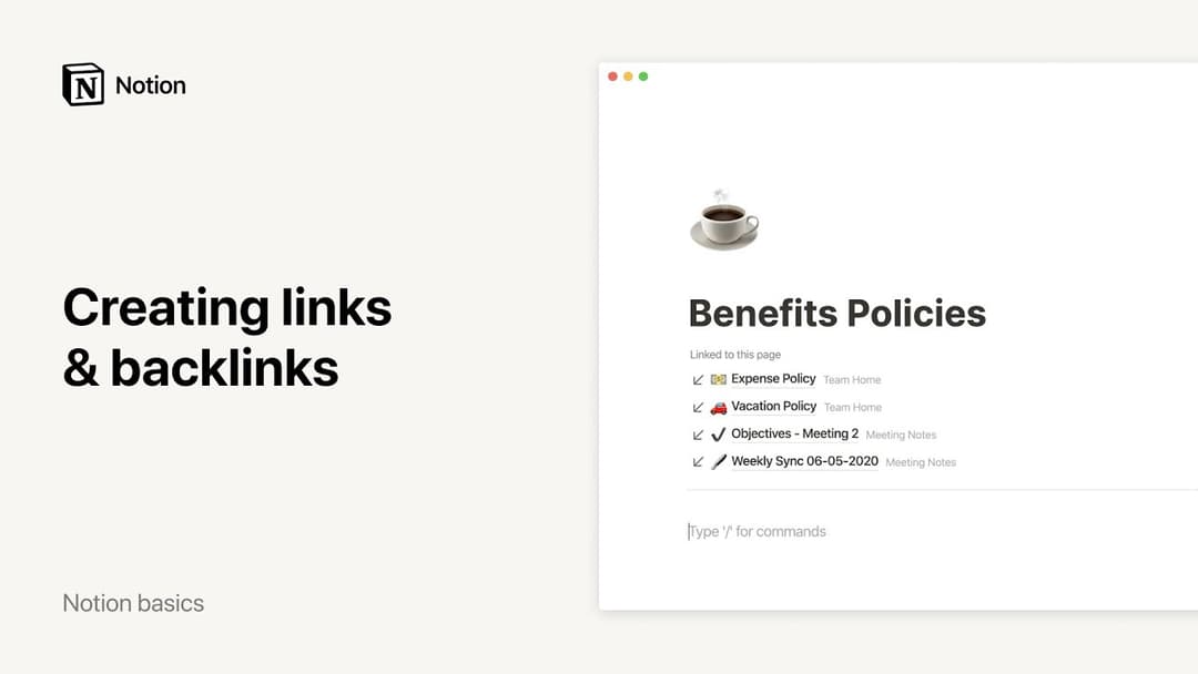 Links & backlinks