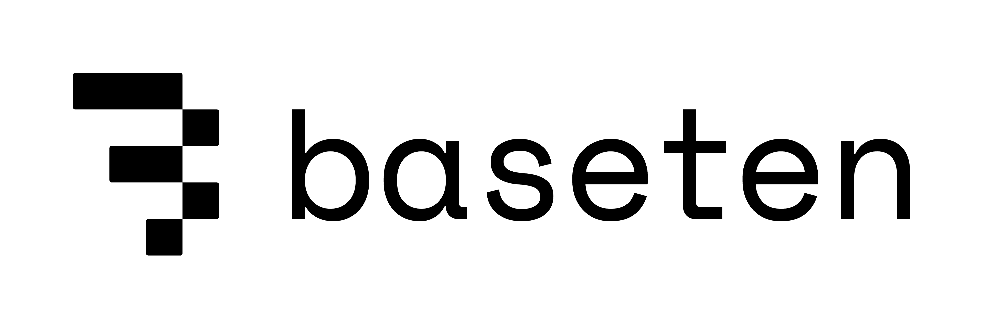 black logo for Baseten