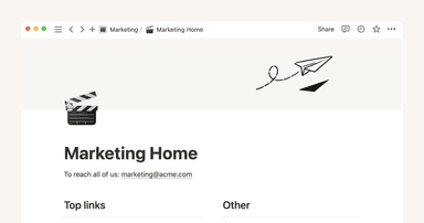 How Notion can help your marketing team stay organized and efficient