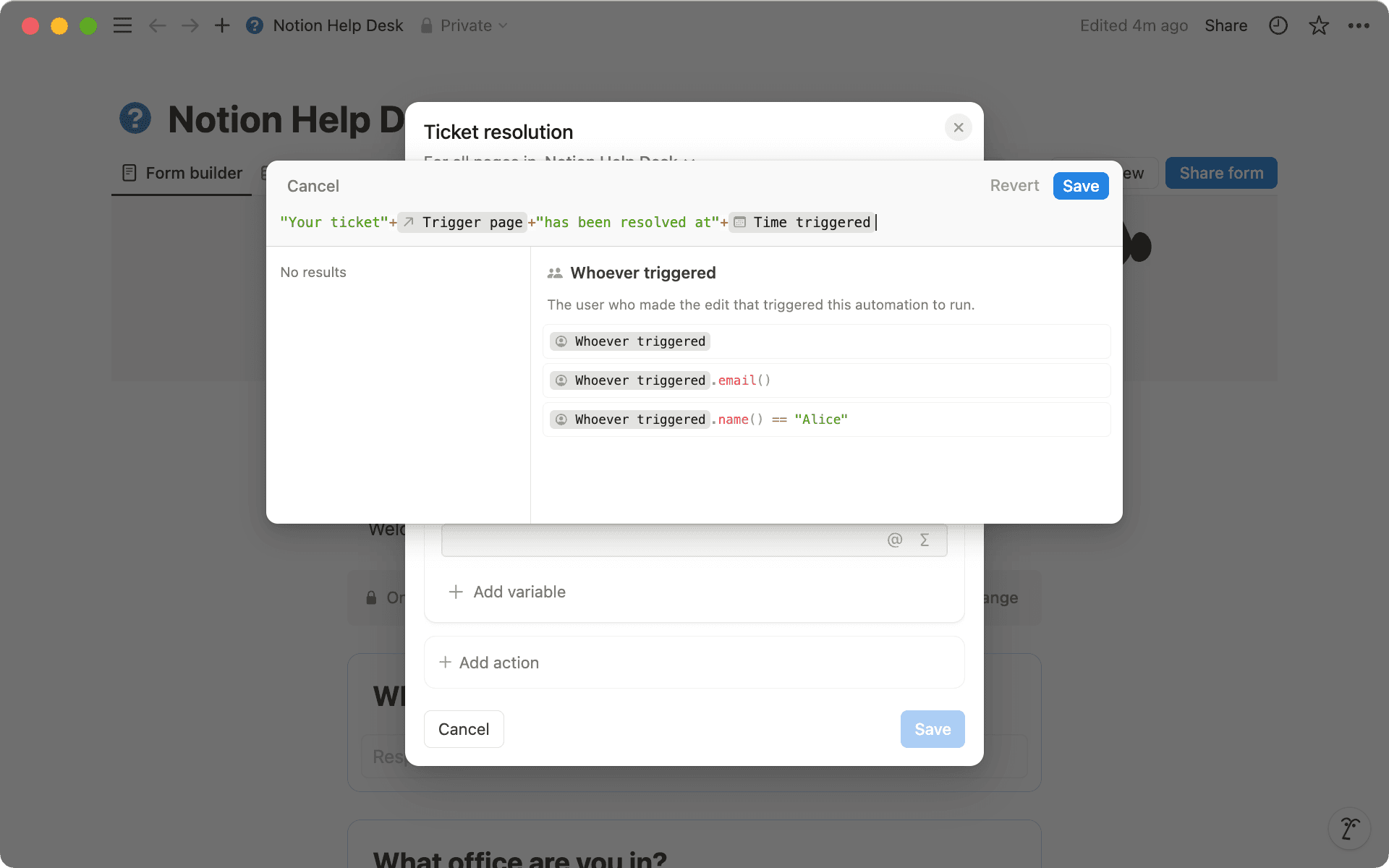 Usa los signos '+' para encadenar los elementos de la fórmula. Si la fórmula es incorrecta, cambiará a rojo