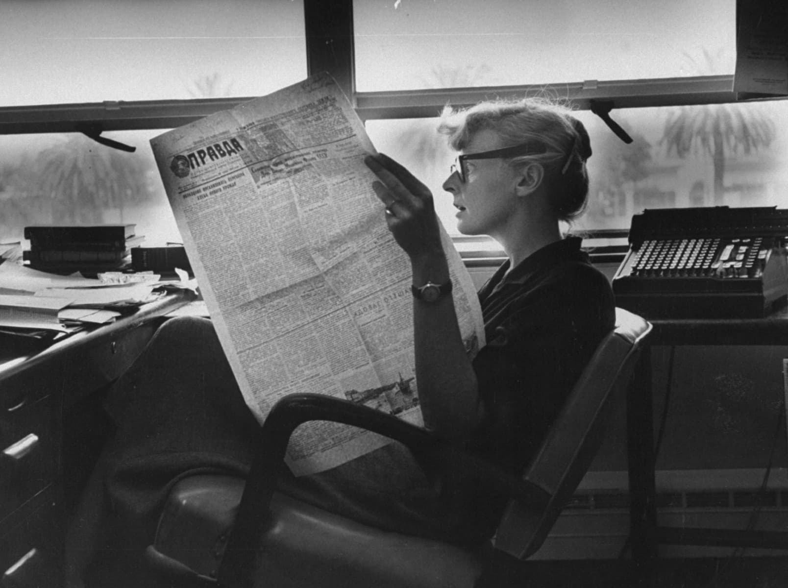 RAND researcher Nancy Nimitz. Image by Leonard McCombe/The LIFE Picture Collection/Getty Images.