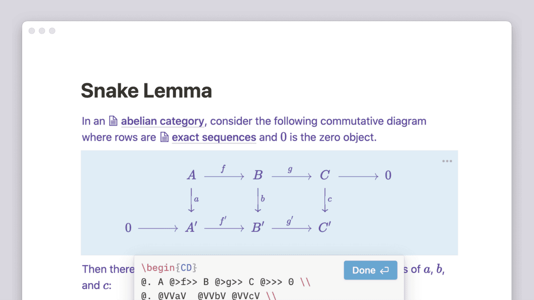 Math equations