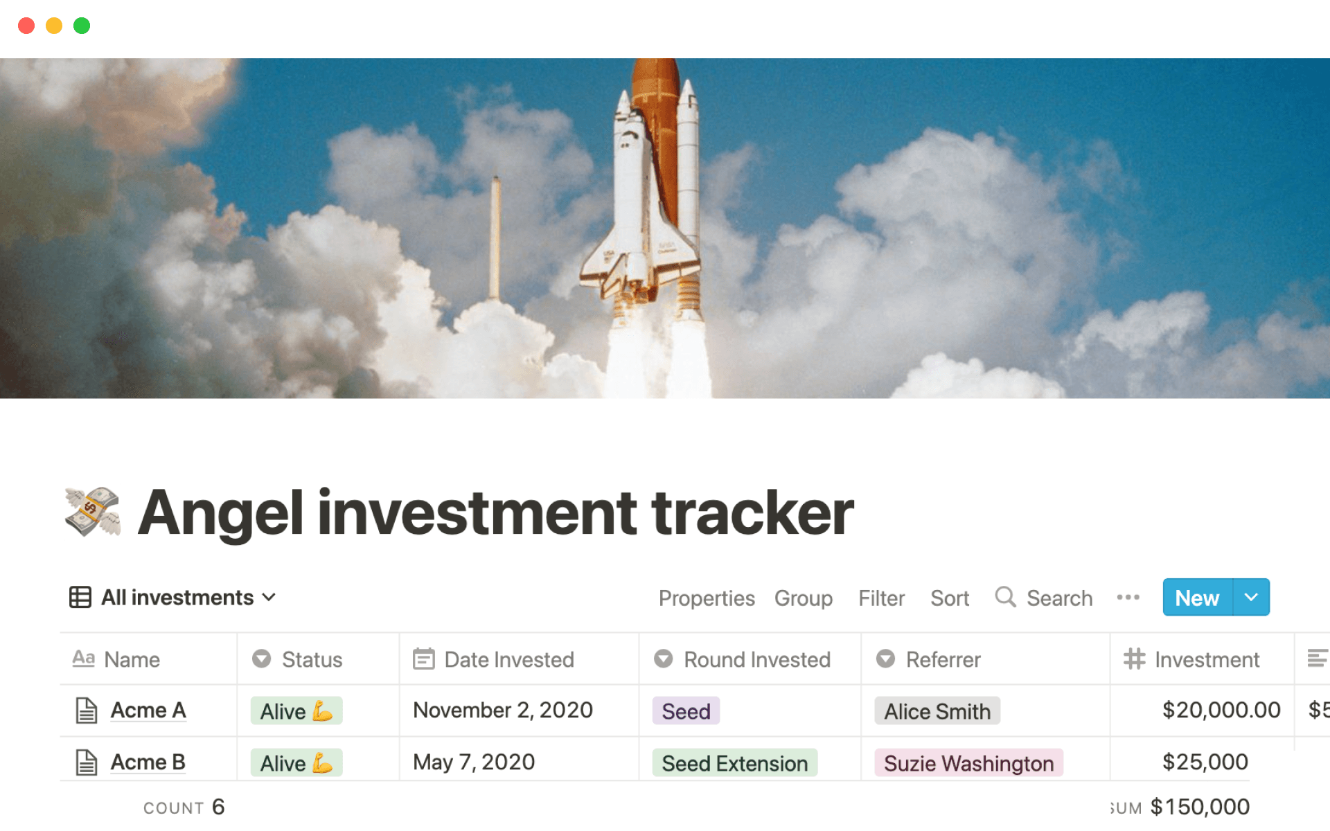 top-8-startup-investing-templates-in-notionの画像
